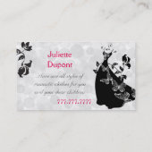 テーラードレスタイリッシュスメーカーテーラーサロン 名刺 (裏面)