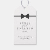 テーラード結婚ブラックタイ感謝ID1090 ギフトタグ (正面)