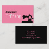 テーラー変更Seamstress Tailor 名刺 (正面/裏面)