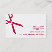 テーラー変更Seamstress Tailor 名刺 (裏面)