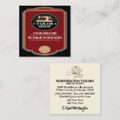 テーラー裁縫ファッション名刺 コーリングカード (正面/裏面)