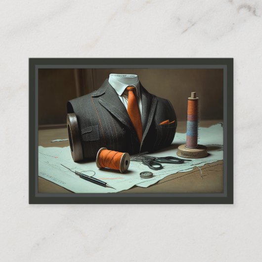 テーラー、Seamstress名刺 名刺 (正面)