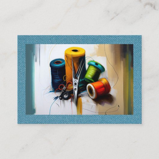 テーラー、Seamstress名刺 名刺 (正面)