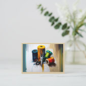 テーラー、Seamstress名刺 名刺 (スタンド正面)