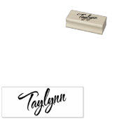 テーリン名の装飾的なキュラシーフォント ラバースタンプ (押印)