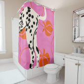 テールとテクスチャ シャワーカーテン (インサイチュ)