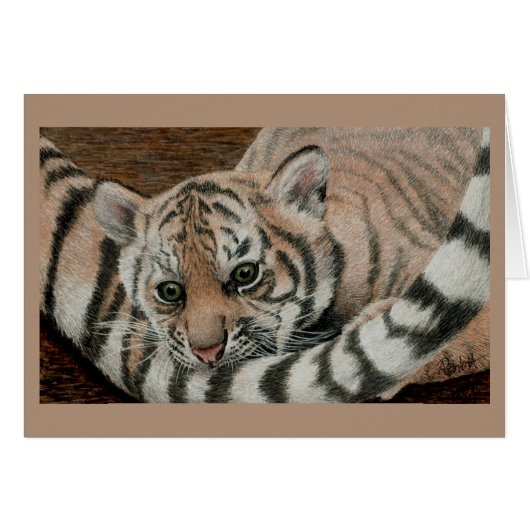 "テールの物語" - Tiger Cub Card (正面横)