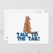 テールカンガルーに話す ポストカード (正面/裏面)