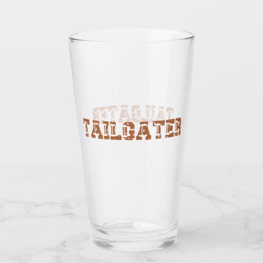 テールガーターサッカータイポグラフィ タンブラーグラス (裏面)
