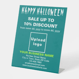 テールグリーンのハロウィンセール 台座サイン