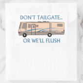 テールゲートしない 長方形シール (バッグ)