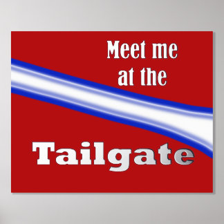 テールゲートで会おう 箔ポスター