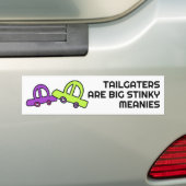 テールゲートは大きな臭い手段 バンパーステッカー (車上)