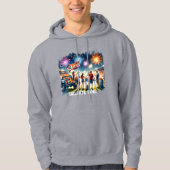 テールゲートタイムゴーチームカスタム パーカ (正面)