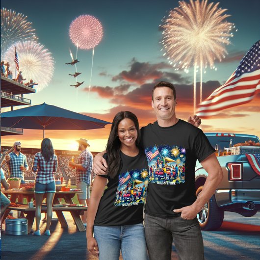 テールゲートタイムパーティートラック花火フラグカスタム Tシャツ