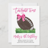 テールゲートタイム誕生日招待状 招待状 (正面)