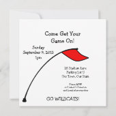 テールゲートパーティのトラック 招待状 (裏面)