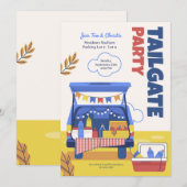 テールゲートパーティーの招待状 招待状 (正面/裏面)