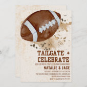 テールゲートパーティー＆セレブレーションシャワー招待状 招待状 (正面/裏面)