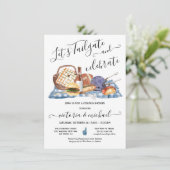 テールゲートフットボールゲームBBQビアカップルシャワー 招待状 (スタンド正面)