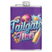 テールゲート時間 フラスク (正面)