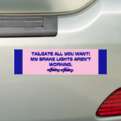 テールゲート バンパーステッカー (車上)