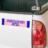 テールゲート バンパーステッカー (トラック上)