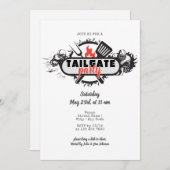 テールゲート フレンズギビング BBQ グリル & チル パーティー 招待状 (正面/裏面)