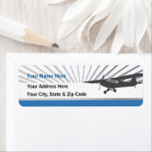 テールドラガー飛行機 ラベル (インサイチュ)