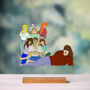 テールハーレム アクリルサイン