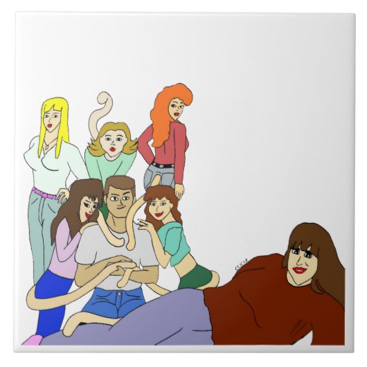 テールハーレム タイル (正面)