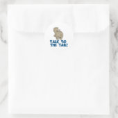 テールヒッポと話す ラウンドシール (バッグ)