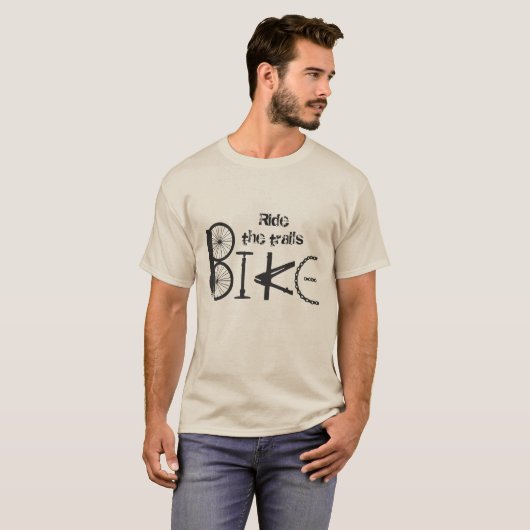 テールライド引用文バイクのグラフィティ Tシャツ (正面フル)