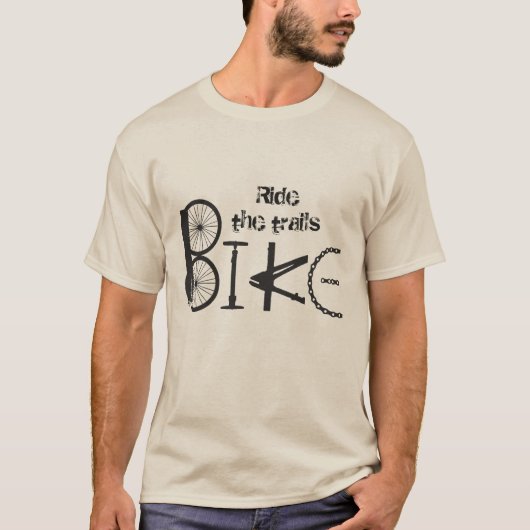 テールライド引用文バイクのグラフィティ Tシャツ (正面)