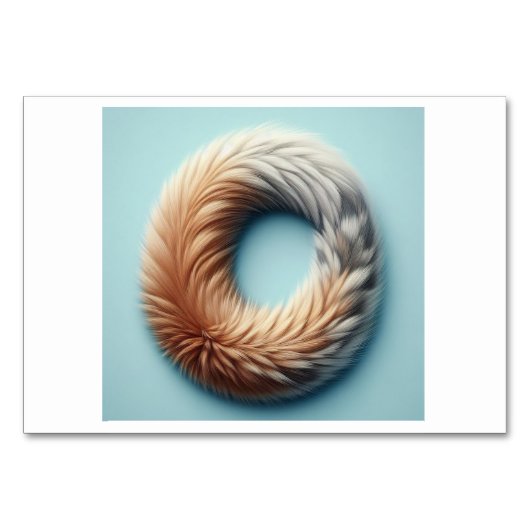 テール(尻尾 / しっぽ) – フラッ日本のシュカード テーブルナンバー (正面)