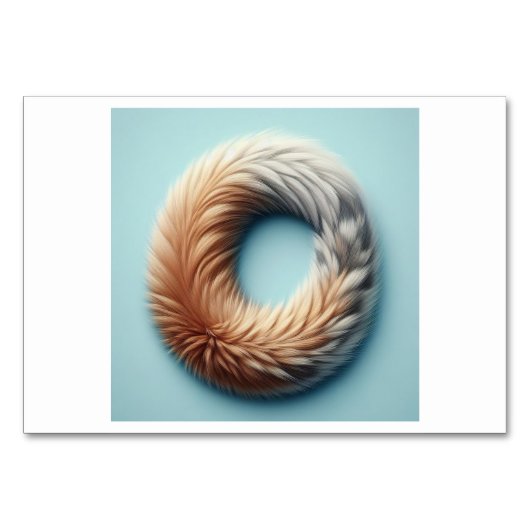 テール(꼬리) – 韓国フラッシュカード テーブルナンバー (正面)