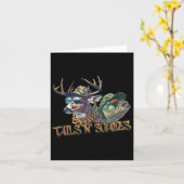 テールnはかりで測狩り父デーおもしろいラブフィッシュ カード (黄色い花)