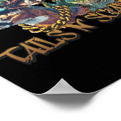 テールnはかりで測狩り父デーおもしろいラブフィッシュ ポスター (角)