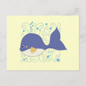 テールTシャツとギフトの鯨 ポストカード (正面)