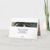 テーレカーと彼の家族のグリーティングカード サンキューカード (裏面)