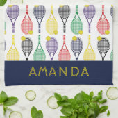 テ数々のニスパーソナライズされたカラー名 キッチンタオル (折り畳み)