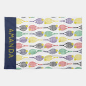 テ数々のニスパーソナライズされたカラー名 キッチンタオル (横)