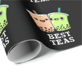 テ最高のアスおもしろいベスティスボバティープンダークBG ラッピングペーパー (ロールコーナー)