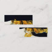 テ芸術的モダンクスチャグランジプロフェッショナル スキニー名刺 (正面/裏面)