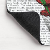 テ飛んでいるーポット2赤と緑 マウスパッド (コーナー)