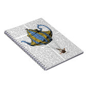 テ飛んでいるーポット3青と黄 ノートブック (右側)