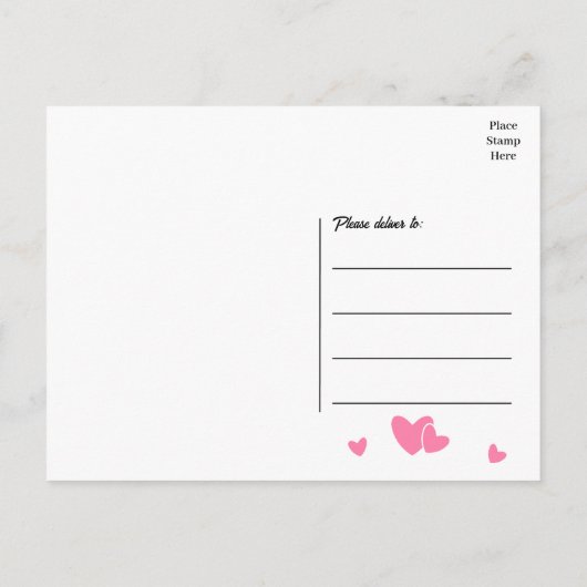 テ アモ ママ  ママのことが大好き  スペイン語の母の日カード   ポストカード (裏面)