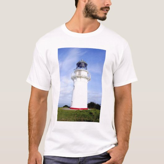 テ・アラロア、ニュージーランド。灯台が Tシャツ (正面)