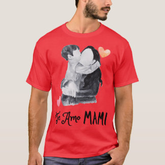テamo mamiアイディアデレガロパラマママドレーhijo tシャツ