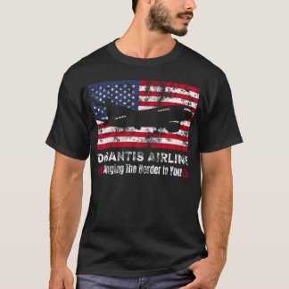 デおもしろいサンティス航空が縁どお客様に Tシャツ